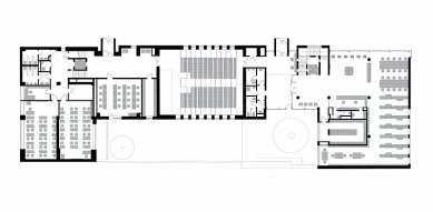 Informační centrum Přírodovědecké fakulty  - Půdorys 1NP