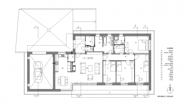 Rodinný dům ve Frýdku-Místku II - Půdorys - foto: Janda + Zezula architekti