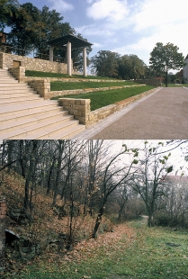 Klášterní zahrady v Litomyšli - před a po realizaci