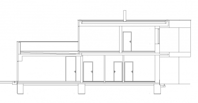 Rodinný dům v Kunraticích - Řez - foto: Architektura s.r.o.