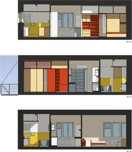 Reconstruction of an apartment in Prague 6 - Cuts P3, P5, P6 - foto: Jiří Hušek