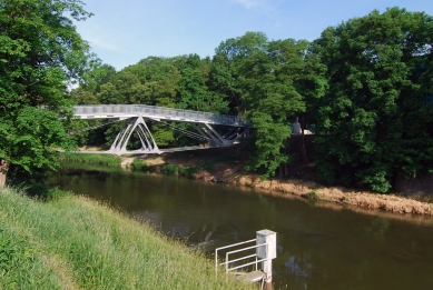 Lávka pro pěší a cyklisty přes Orlici - foto: Petr Šmídek, 2012