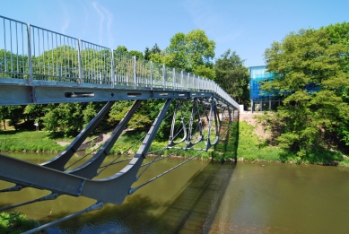 Lávka pro pěší a cyklisty přes Orlici - foto: Petr Šmídek, 2012