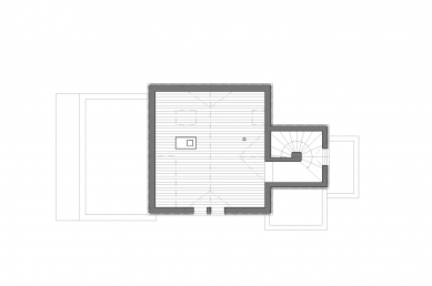 Dostavba domu v Libochovanech - Půdorys 3NP - foto: 3+1 architekti