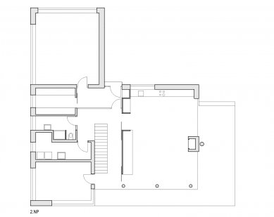 Interier rodinného domu u Prahy - foto: Valert Petrášek Architekti