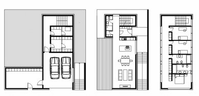 Rodinný dům Suha - Půdorysy - foto: Arhitektura d.o.o