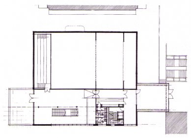 Cultural Center of the Spanish Republican Fighters - Floor plan - foto: archiv redakce