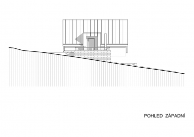 Rodinný dům na Červeném kopci - Pohled Z - foto: ROSA – ARCHITEKT