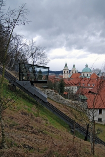 Lanovka na lublaňský hrad - foto: Petr Šmídek, 2008