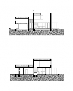 Rodinný dům Dunaújváros - Řezy - foto: ZSK Architects