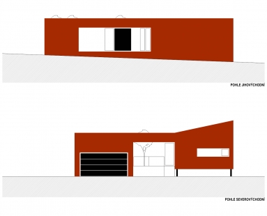 Rodinný dům ve Slavkově u Opavy - Pohledy JV a SV - foto: ATELIER 38 s.r.o.