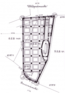 Zacherl House - Ground floor layout - foto: archiv redakce