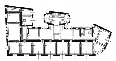 Zacherl House - Floor plan of a typical floor - foto: archiv redakce