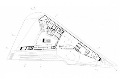 Porsche Museum - Vstupní podlaží - foto: Delugan Meissl Associated Architects