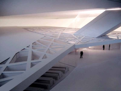 Porsche Museum - Model - foto: Delugan Meissl Associated Architects