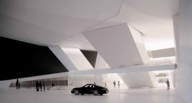 Porsche Museum - Model - foto: Delugan Meissl Associated Architects