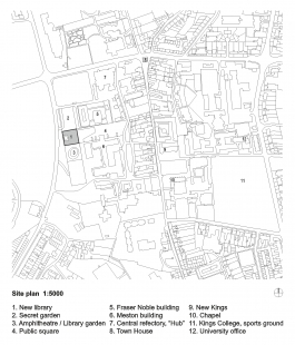 University of Aberdeen New Library - Site plan - foto: schmidt hammer lassen architects