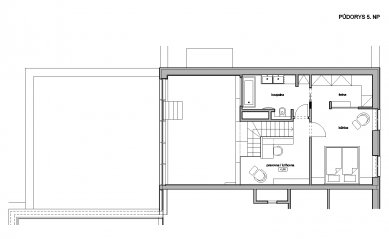 Interiér mezonetového bytu v Hrdlořezích - Patro - foto: Studio M.A.D.