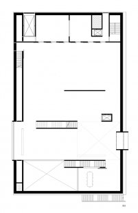 Nové muzeum Bauhausu - vítězný soutěžní projekt - Půdorys přízemí – vítězný návrh prof. Heike Hanada a prof. Benedicta Tonona, Berlín 
