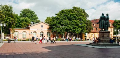 Nové muzeum Bauhausu - vítězný soutěžní projekt - Současné Muzeum Bauhausu na Theaterplatz