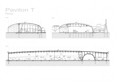 Pavilon T – Výstaviště České Budějovice - Řezy - foto: ATELIER 8000 spol. s r.o. 