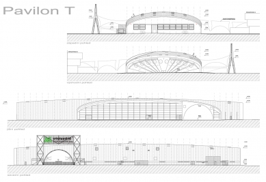 Pavilon T – Výstaviště České Budějovice - Pohledy - foto: ATELIER 8000 spol. s r.o. 