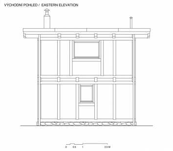 The First house - Východní pohled - foto: Ondřej Pleštil