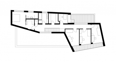 Family house in Prague - Stodůlky - 2nd floor plan - foto: VYŠEHRAD atelier