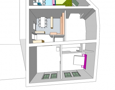 Reconstruction of an apartment building in Litomyšl - Red