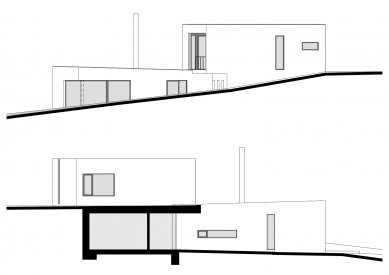 Rodinný dům v Krásném Poli - Pohled JV a SZ - foto: WMA architects