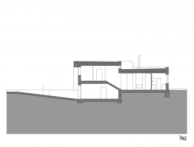 Rodinný dům v Novém Městě nad Metují 1601 - Řez - foto: Lubomír Dědek