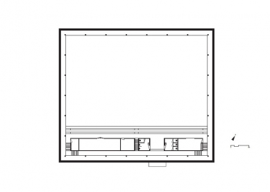 Gym hall TNW - Půdorys 1.np - foto: NL architects