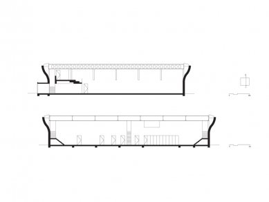 Tělocvična TNW - Řezy - foto: NL architects