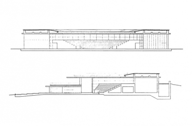 Aomori Contemporary Art Centre - Řezy - foto: Tadao Ando Architects & Associates