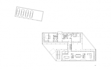 Family House in Orava - Floor plan 1st floor - foto: A.LT architekti