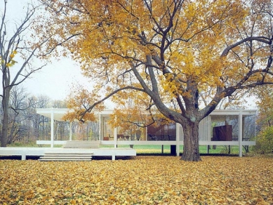 Edith Farnsworth House - foto: © Peter G. Palumbo, 2001; Friends of The Farnsworth House