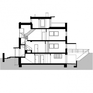 Reconstruction of a villa in Prague 6 - Dejvice - <translation>Cut</translation> - foto: Pavel Hnilička architekti 