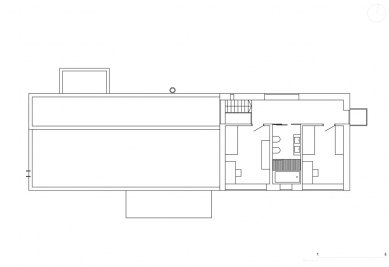 Rodinný dům V Lukách - Půdorys patra - foto: Atelier25