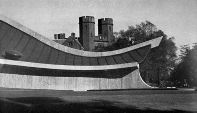 Hokejový stadion David S. Ingalls - foto: Eero Saarinen / Courtesy Yale University Manuscripts