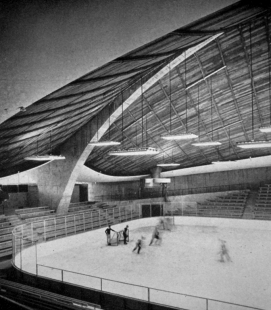 Hokejový stadion David S. Ingalls - foto: Eero Saarinen / Courtesy Yale University Manuscripts