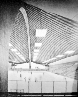 David S. Ingalls Hockey Park - foto: Eero Saarinen / Courtesy Yale University Manuscripts