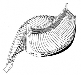 Yoyogi National Gymnasium - Axonometrie