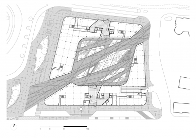 Nová Karolina Park - Půdorys 1NP - foto: CMC architects, a.s.