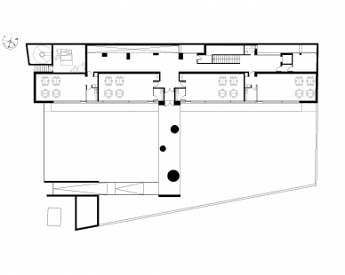 School in El Casar de Escalona - Ground floor plan - foto: José Ángel Nieto García