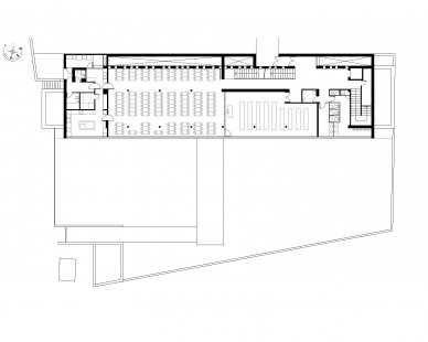 School in El Casar de Escalona - First floor plan - foto: José Ángel Nieto García