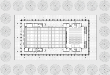 New City Hall on Brother House Terrain - Floor plan 3rd floor - foto: Max Dudler Architekt