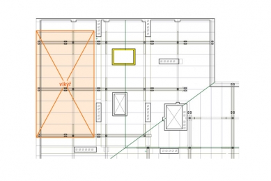 Soil conversion Pankrác - Floor plan - original state