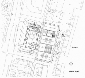 Muzeum současného umění v Ningbo - Situace - foto: Amateur Architecture Studio