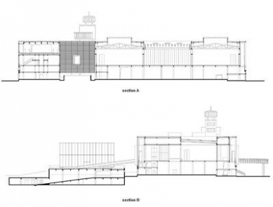 Ningbo Contemporary Art Museum - Řezy - foto: Amateur Architecture Studio