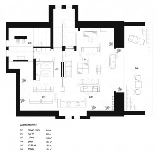 Ground floor apartment in a villa district - <translation>Pavement</translation>